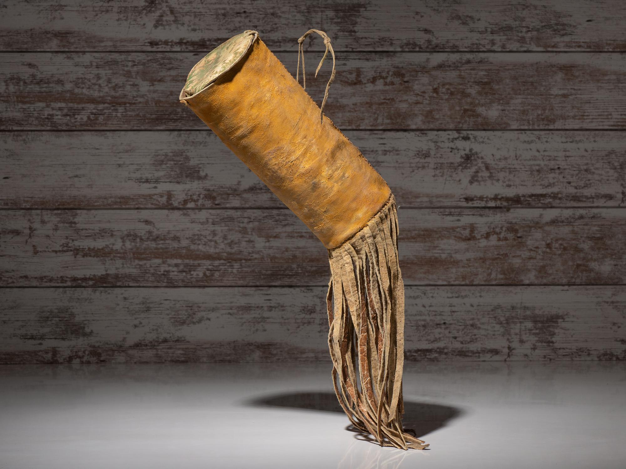 Apache Buffalo Hide Parfleche Container