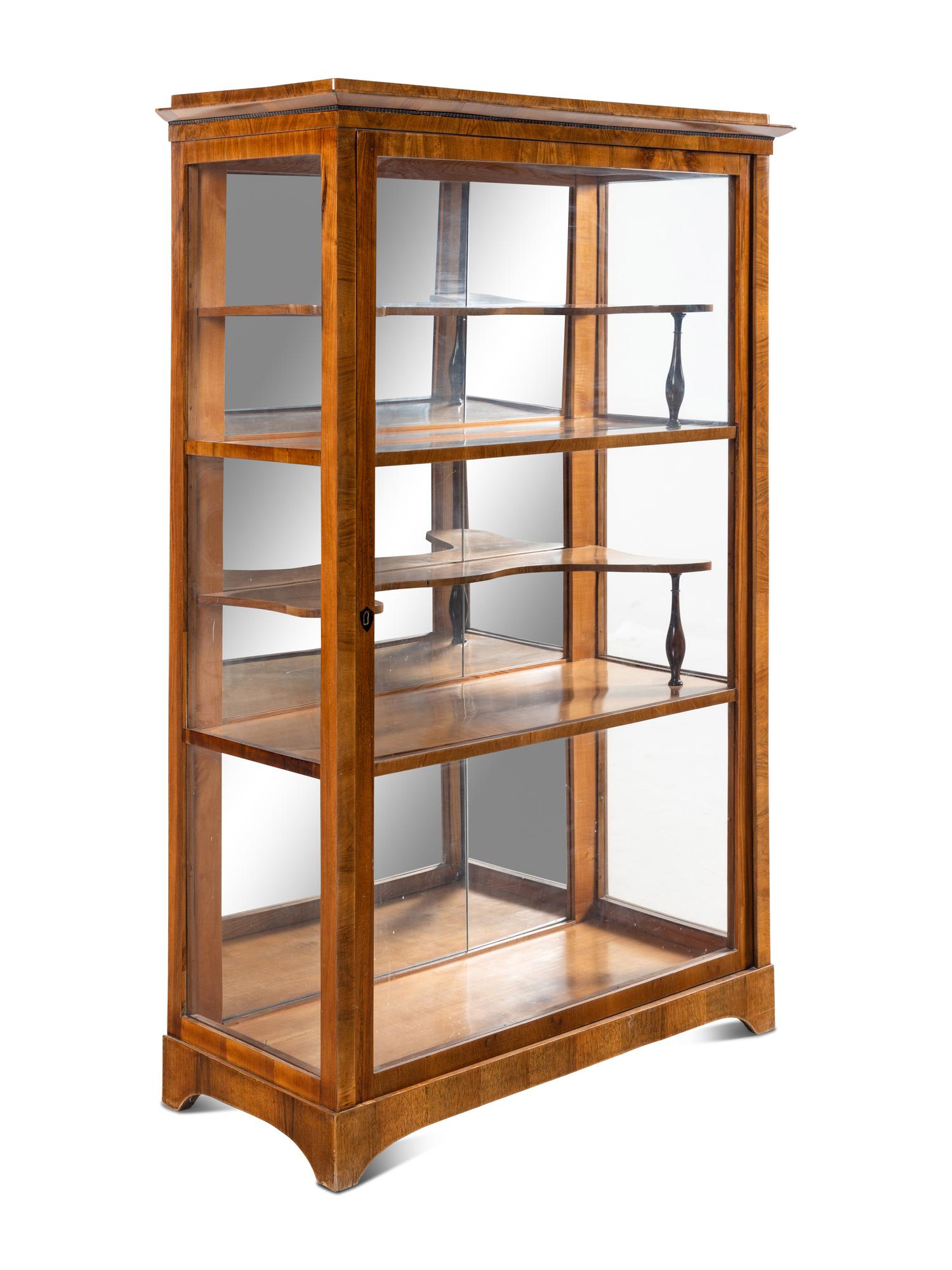 A Biedermeier Cherrywood Vitrine
