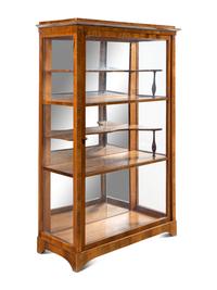 A Biedermeier Cherrywood Vitrine