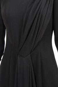 Christian Dior Haute Couture Wool Dress with Gathered Silk Chiffon, Spring/Summer 2007