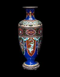A Japanese Cloisonné Enamel Vase