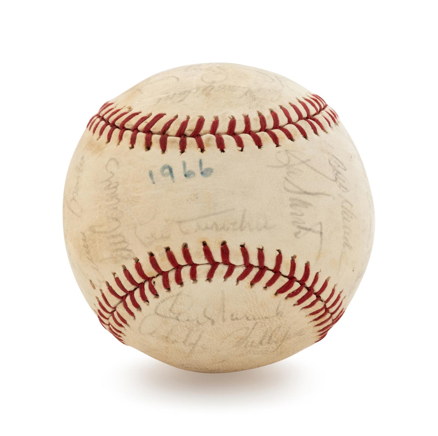 Two 1960s Chicago Cubs Signed Baseballs,