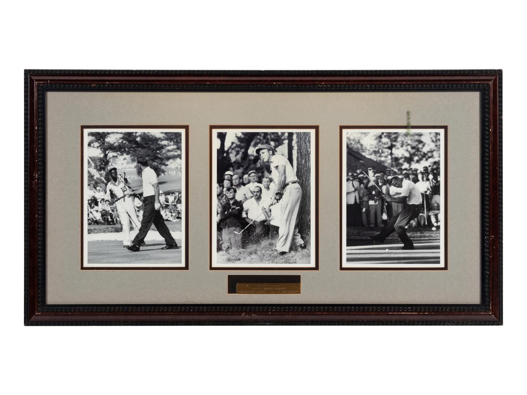 A Group of 13 Photographs of Golfers Formerly Displayed at Mike Ditka’s Restaurant