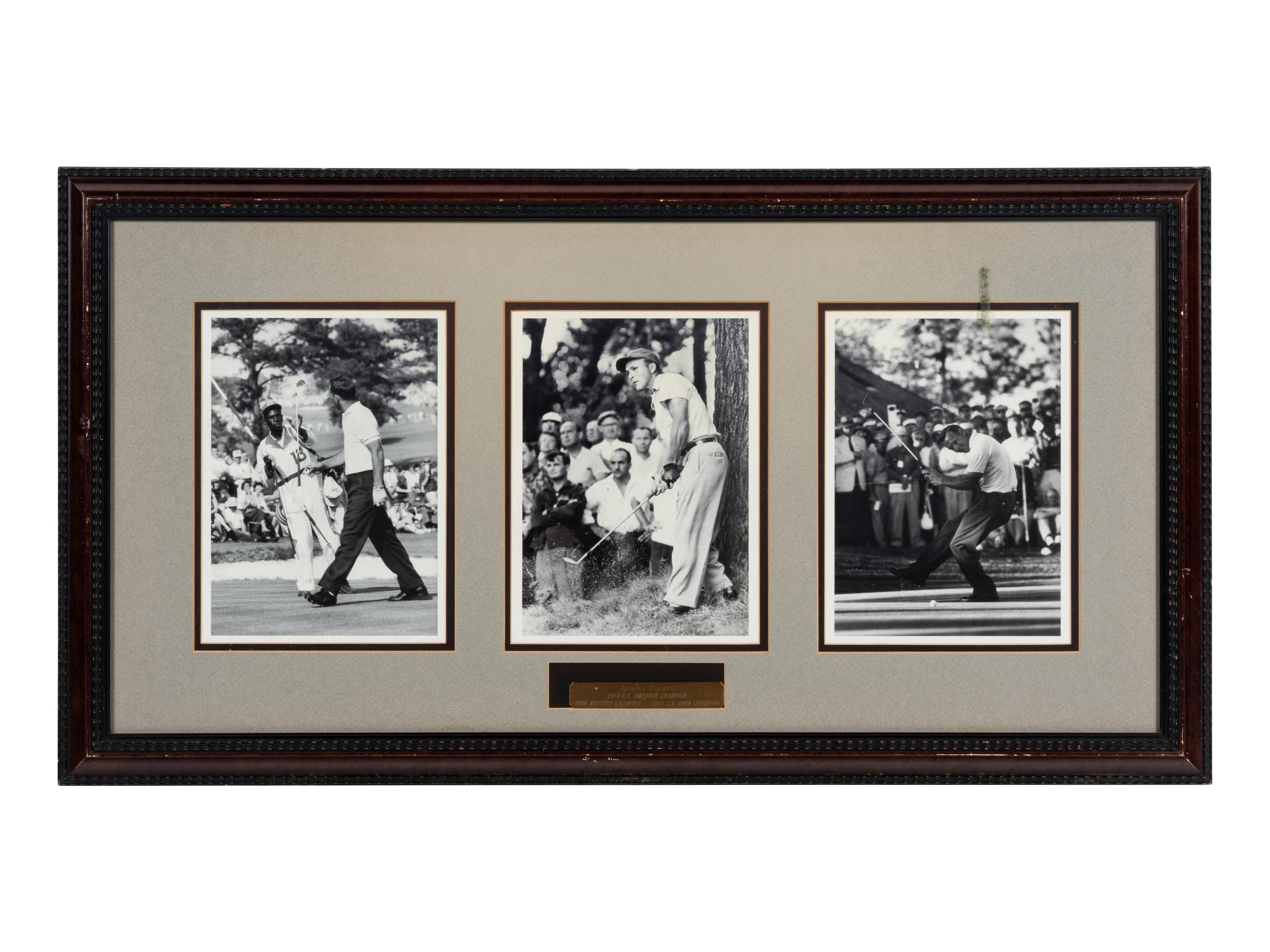 A Group of 13 Photographs of Golfers Formerly Displayed at Mike Ditka’s Restaurant