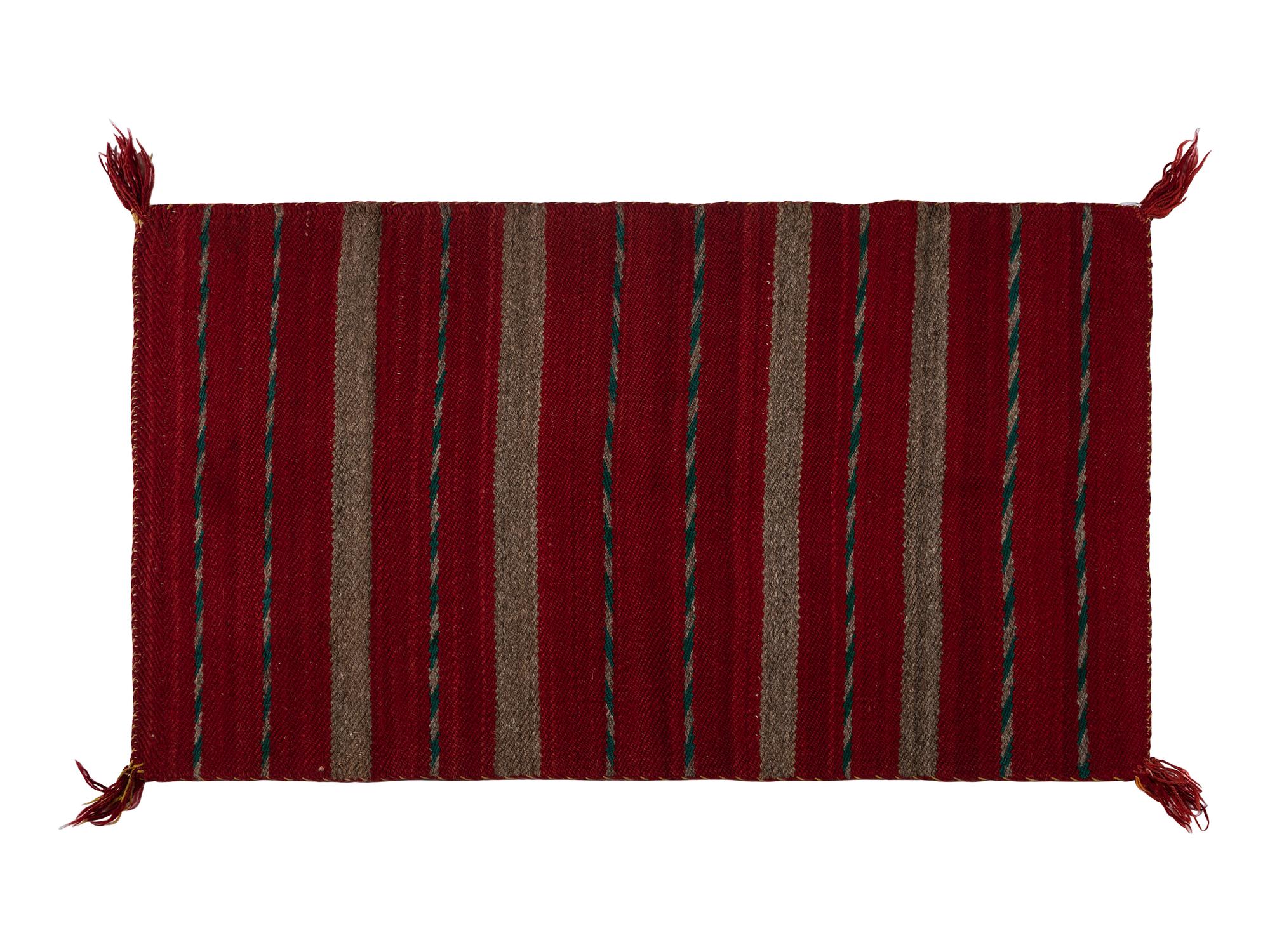 Navajo Twill Weave Double Saddle Blanket / Rug