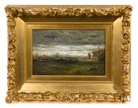 Alexander Helwig Wyant, (American, 1836-1892), Clearing Off, 1891-1892