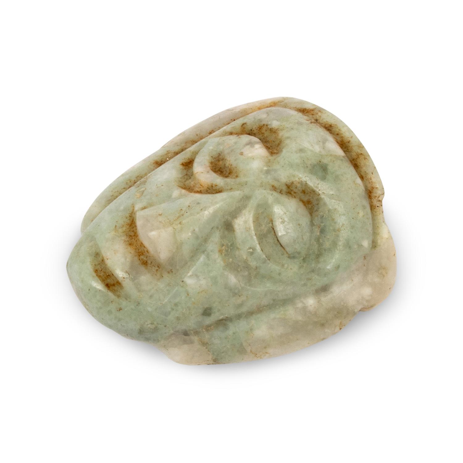 A Maya Jadeite Maskette