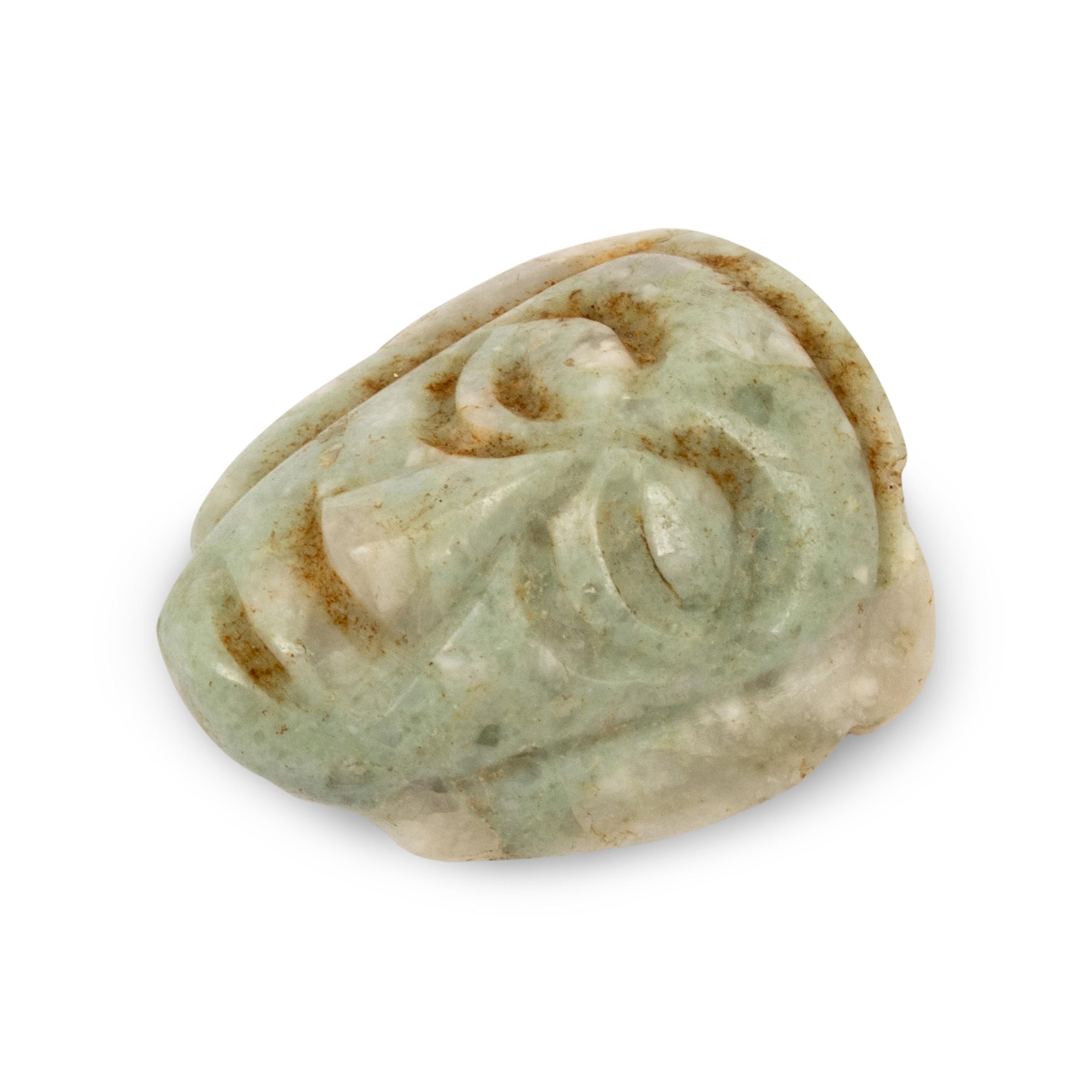 A Maya Jadeite Maskette
