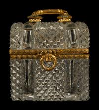 A Group of Four French Glass and Gilt Metal Mounted Desk Objects — 19TH/20TH CENTURY