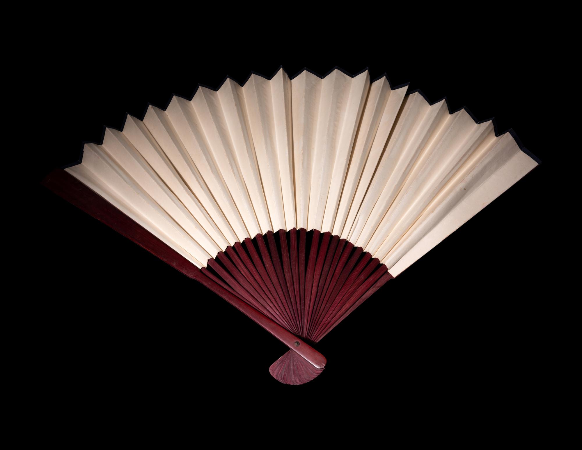 Two Chinese Paper Folding Fans