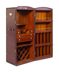 A French Rosewood Steamer Trunk Bar