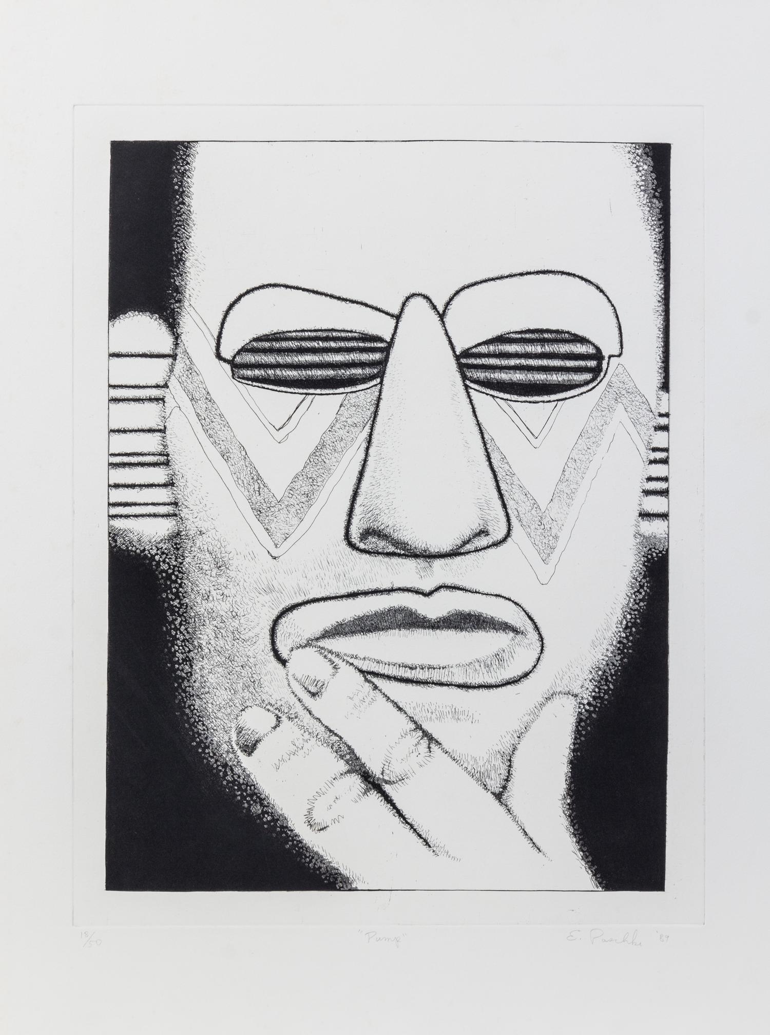 Ed Paschke, (American, 1939-2004), Pump, 1989