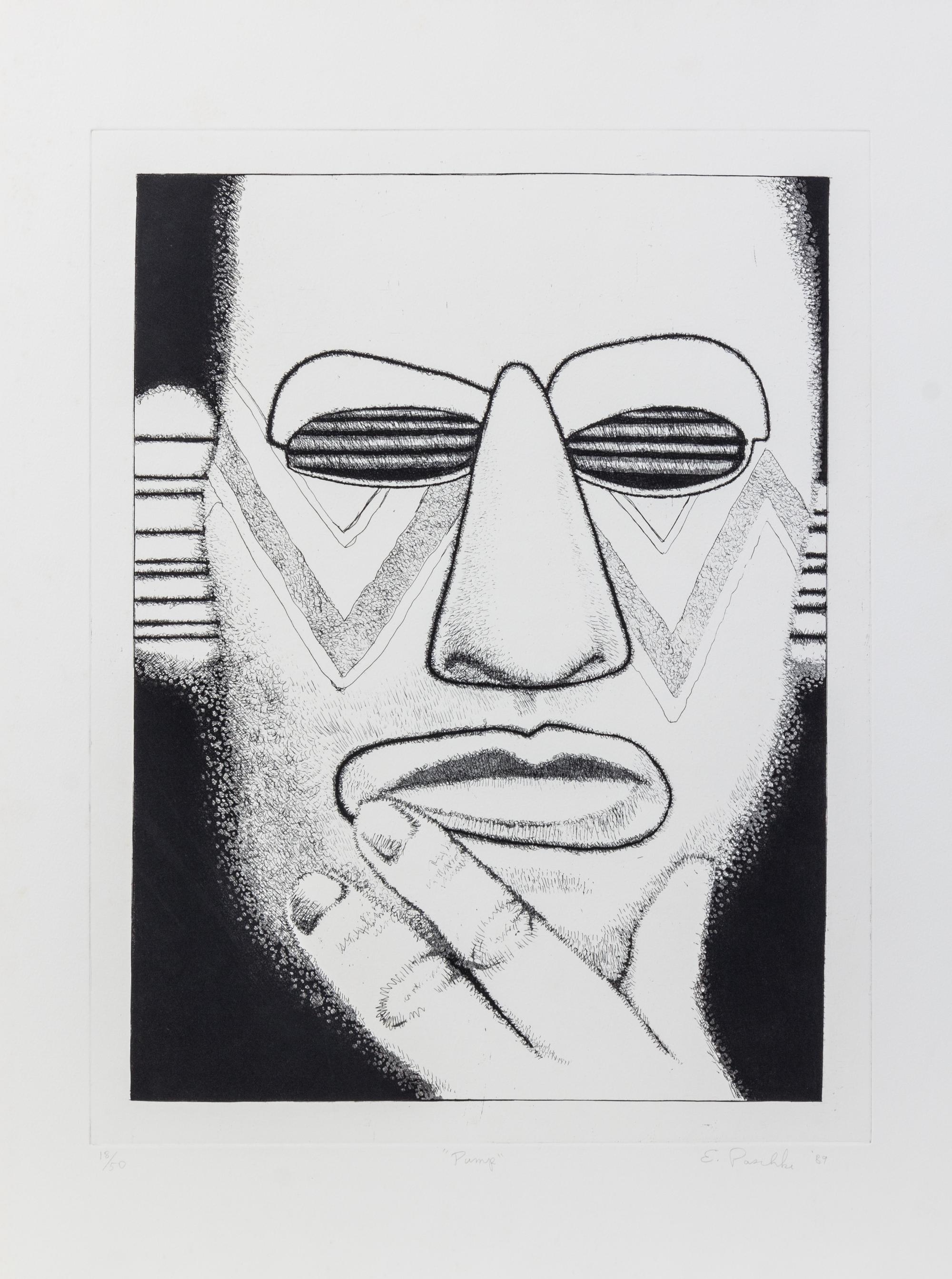 Ed Paschke, (American, 1939-2004), Pump, 1989