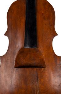 A Solid Wood Viola-Shaped Wall Pocket