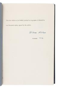 FAULKNER, William (1897-1962). A Fable . New York: Random House, 1954.