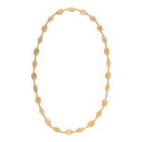 Italian, Yellow Gold Fancy Link Chain Necklace