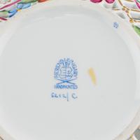 Two Pairs of Herend Reticulated Porcelain Boxes