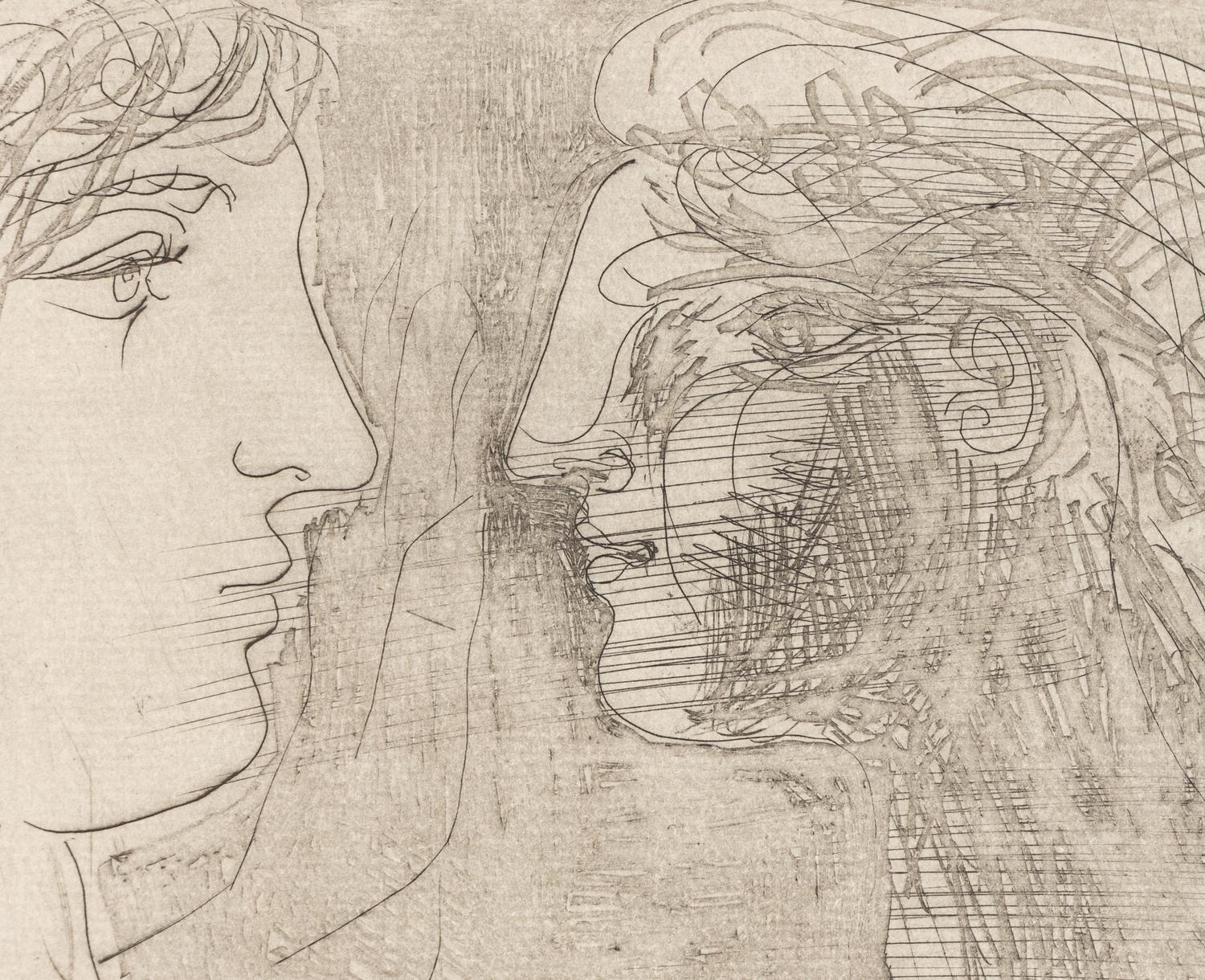 Jeune sculpteur devant un buste de Marie-Thérèse, 1934