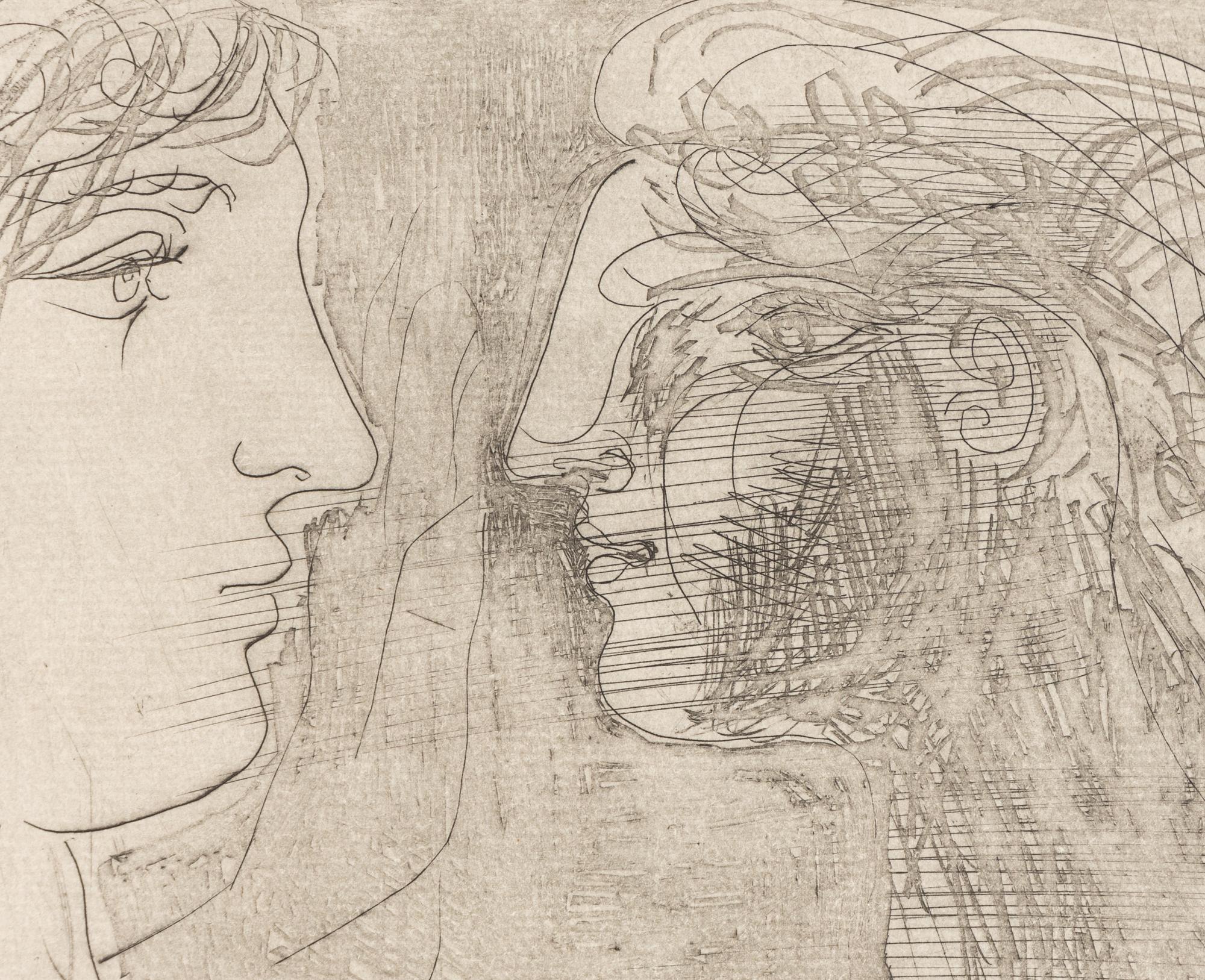 Jeune sculpteur devant un buste de Marie-Thérèse, 1934