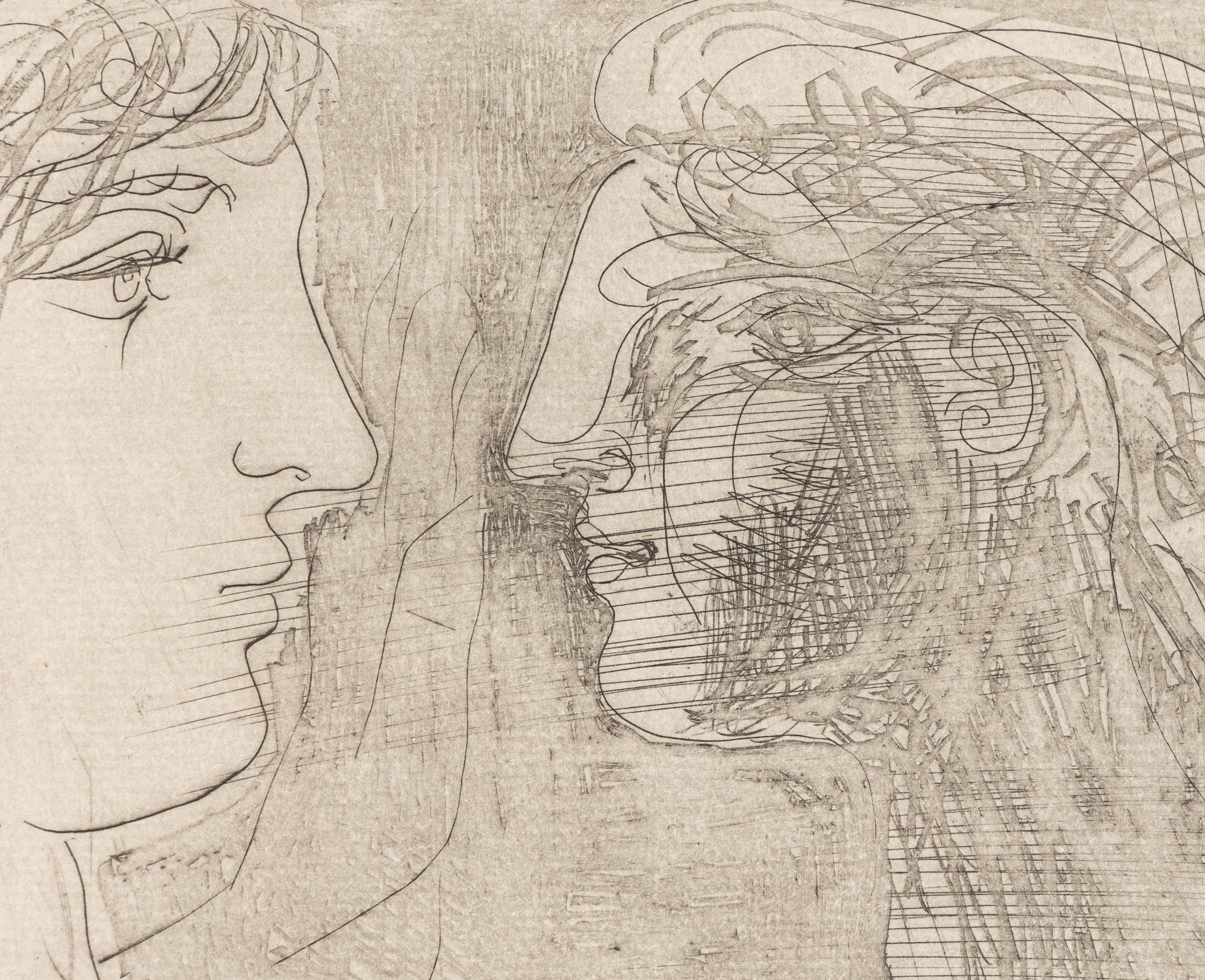 Jeune sculpteur devant un buste de Marie-Thérèse, 1934