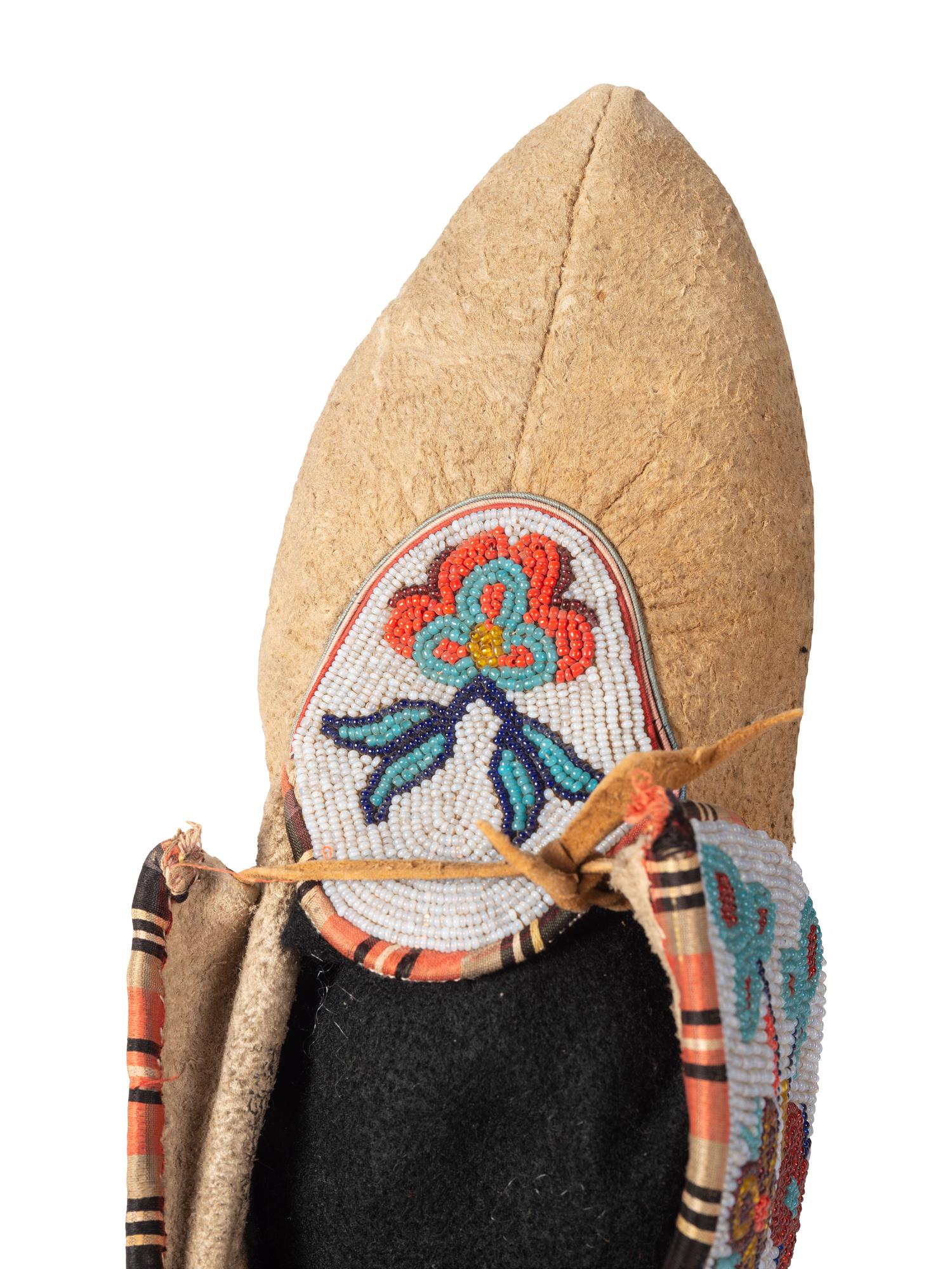 Great Lakes Beaded Hide Moccasins