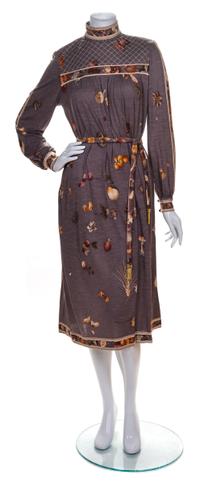 A Leonard Multicolor Floral Print Dress,