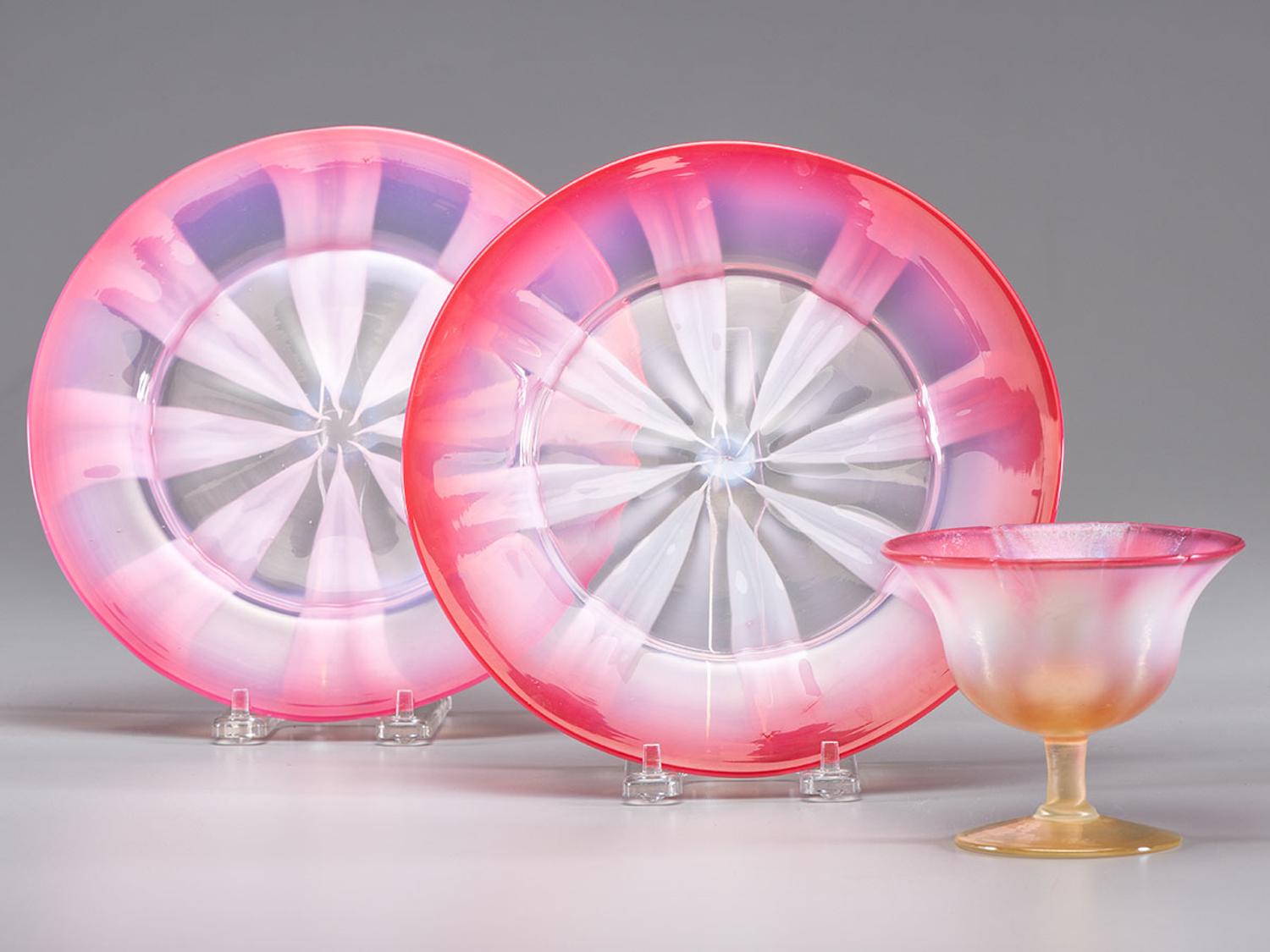 Two Plates and a Sherbet Cup