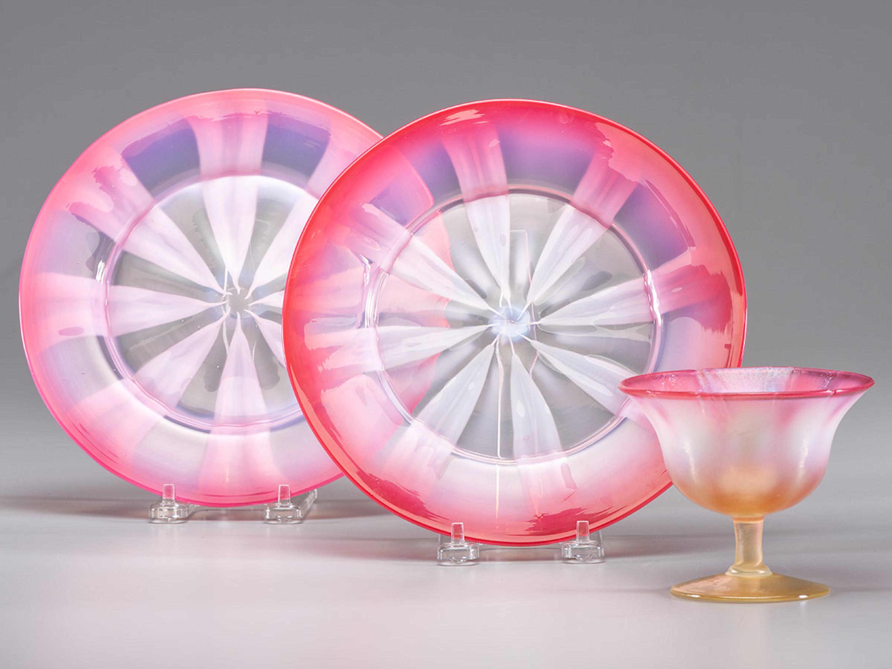 Two Plates and a Sherbet Cup