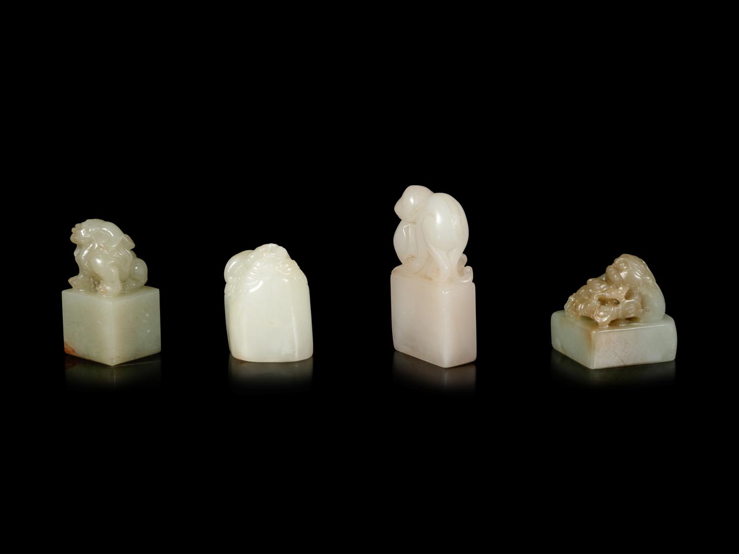 Four Chinese Jade Seals