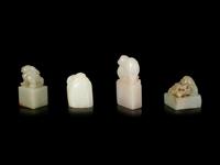 Four Chinese Jade Seals