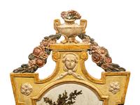 A Pair of North Italian Polychrome-Painted Two-Light Sconces
