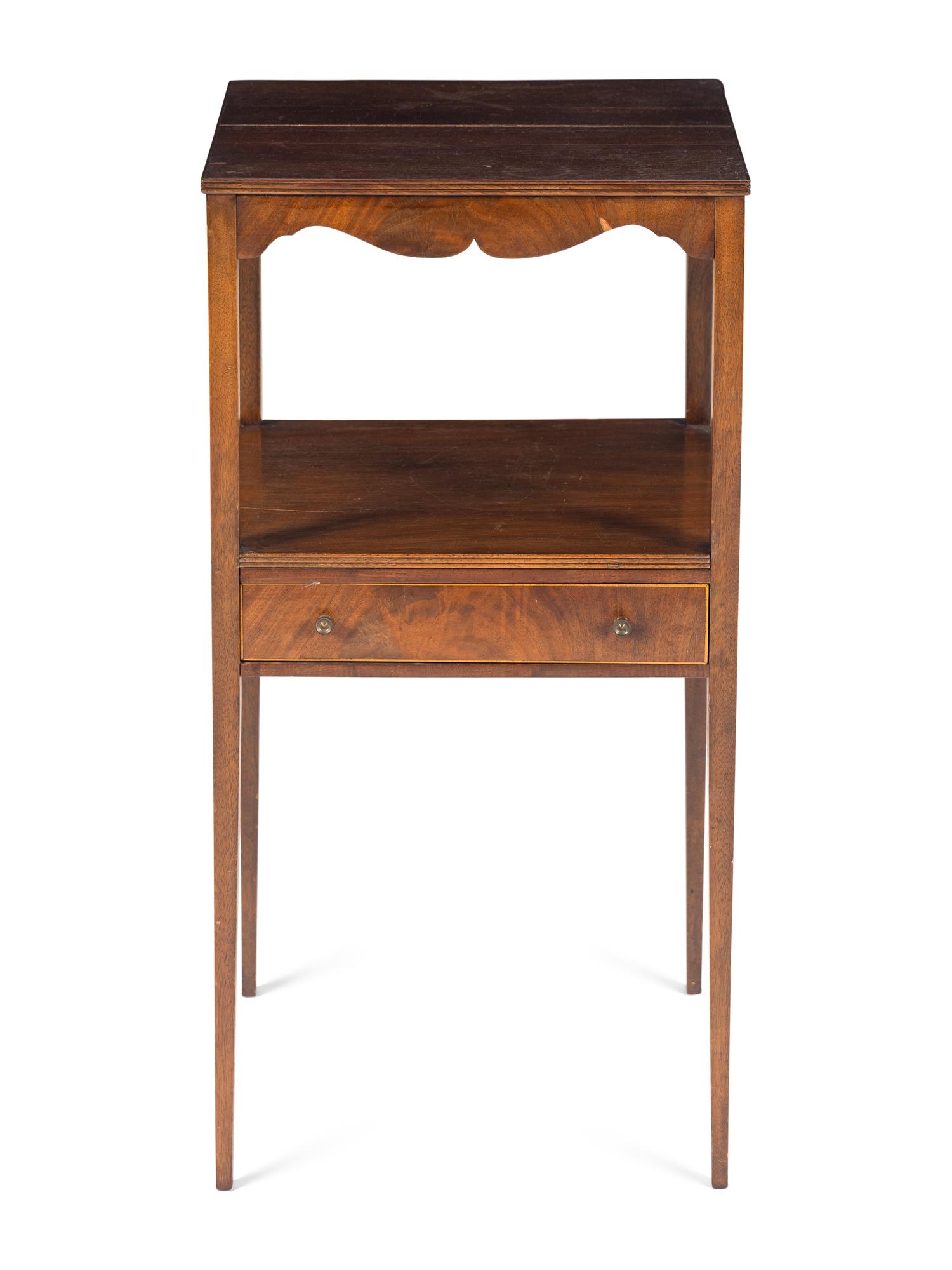 An English Mahogany Side Table