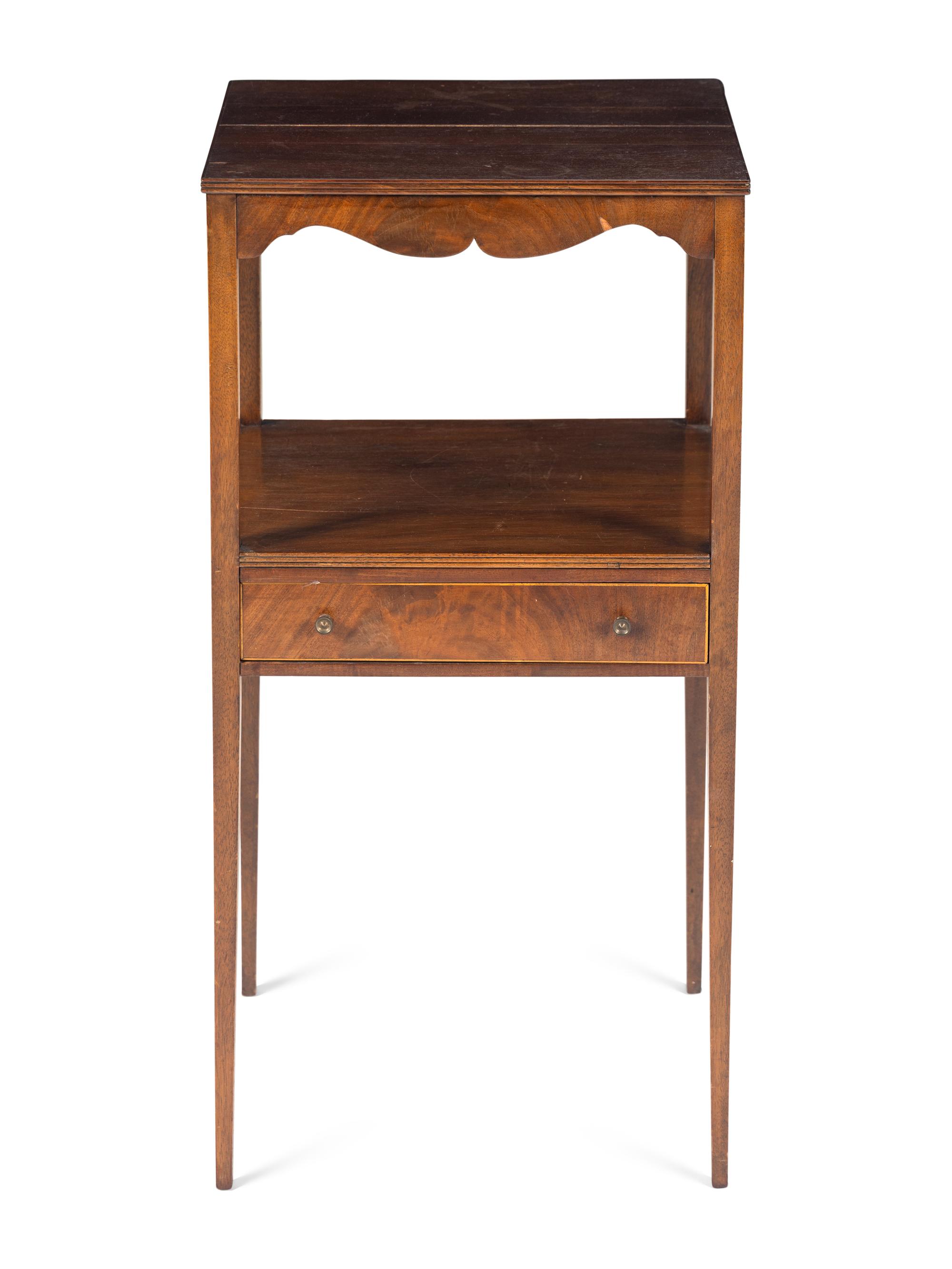 An English Mahogany Side Table