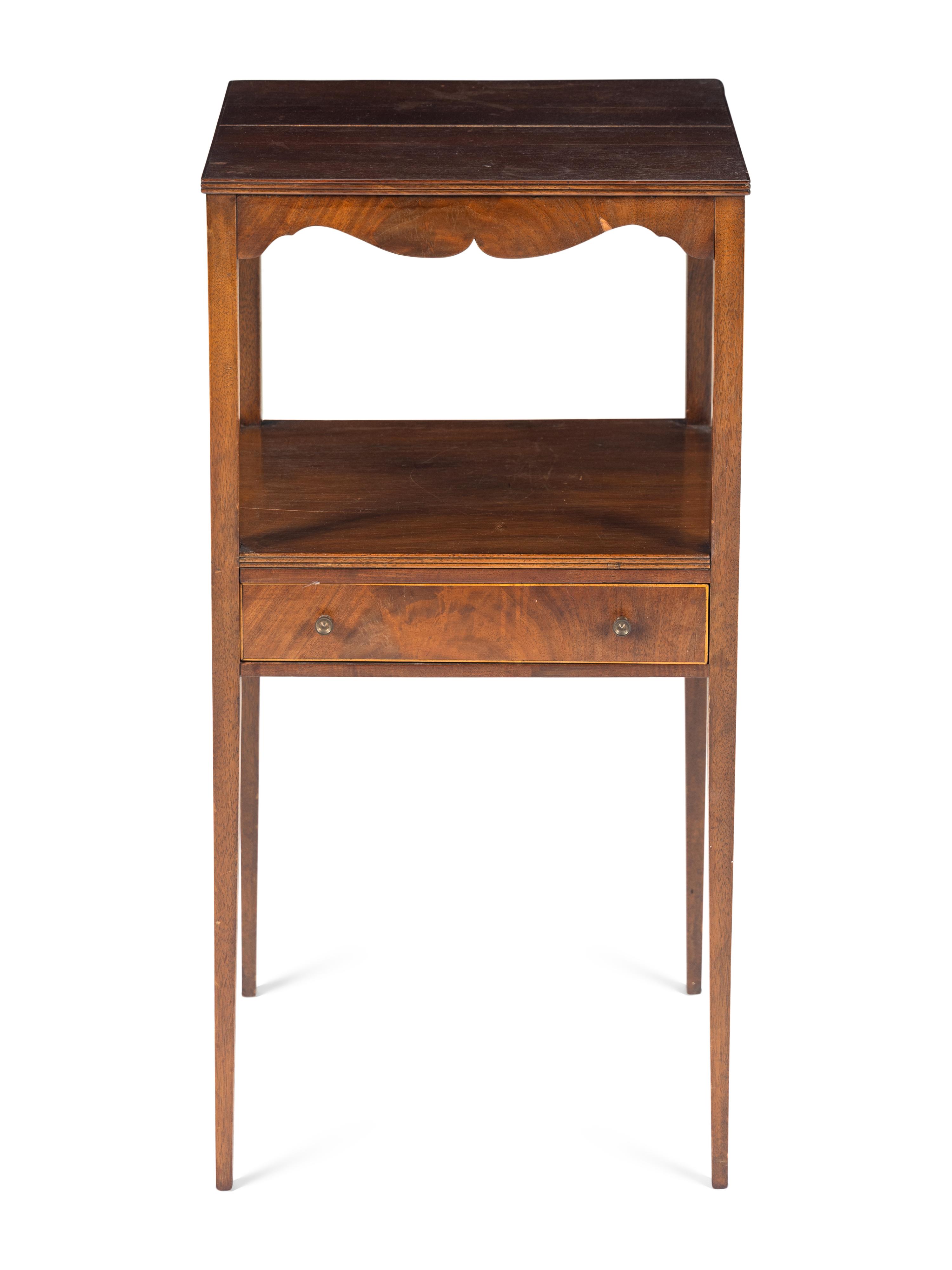 An English Mahogany Side Table