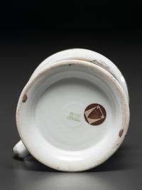 A Mill Stone Dresser's Porcelain Occupational Shaving Mug Belonging to Peter Nestley