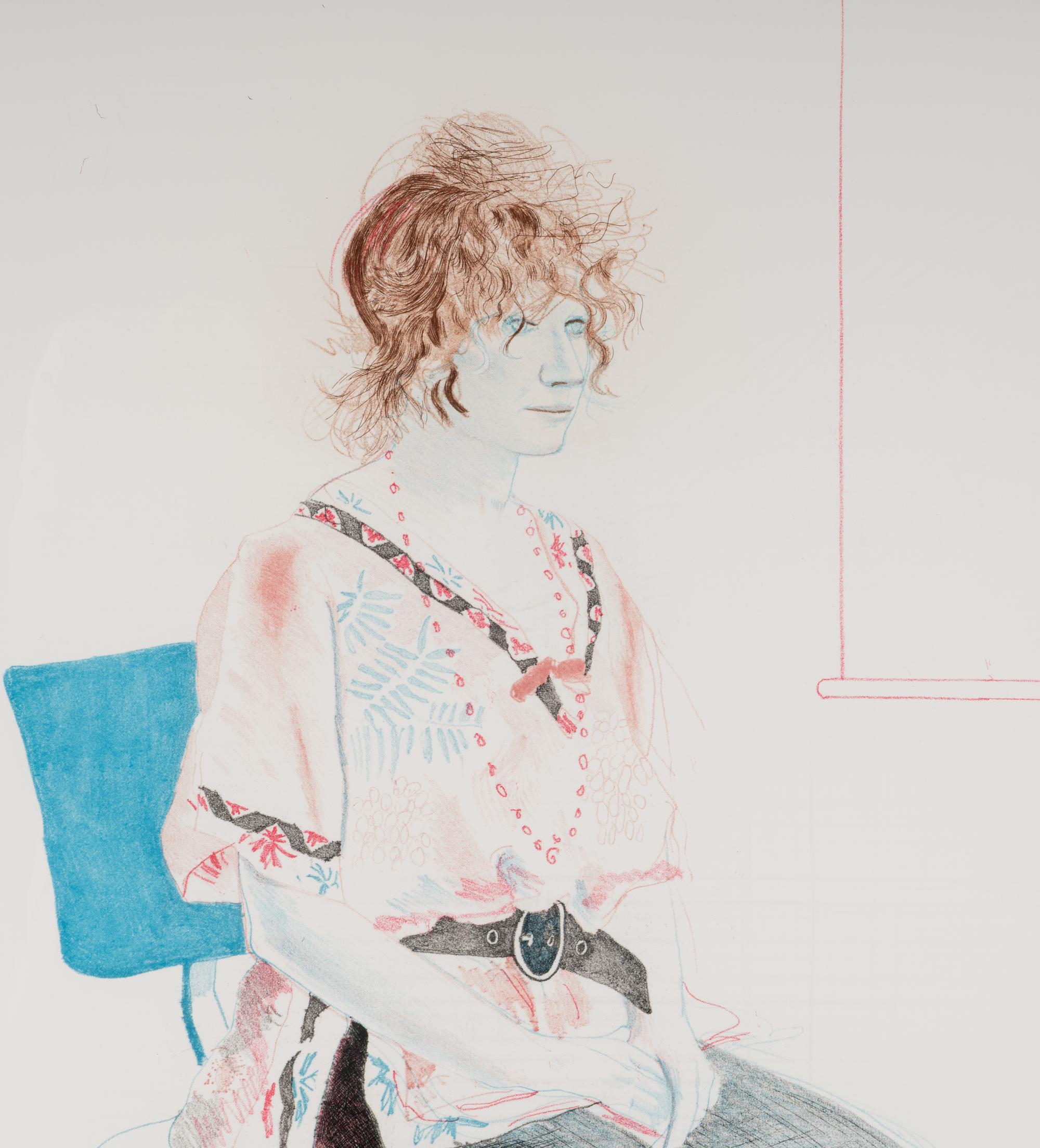 Celia Seated in an Office Chair, 1974