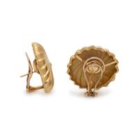 ANGELA CUMMINGS, YELLOW GOLD EARCLIPS