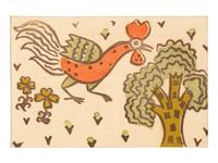 Milwaukee WPA Handicraft Project Blockprinted Textile Sample Book, 1940s