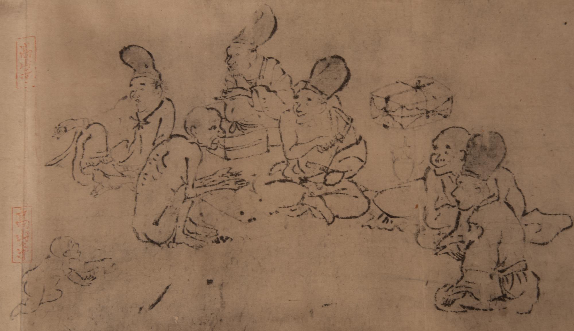 A Set of Three Prints after Toba Sojo
