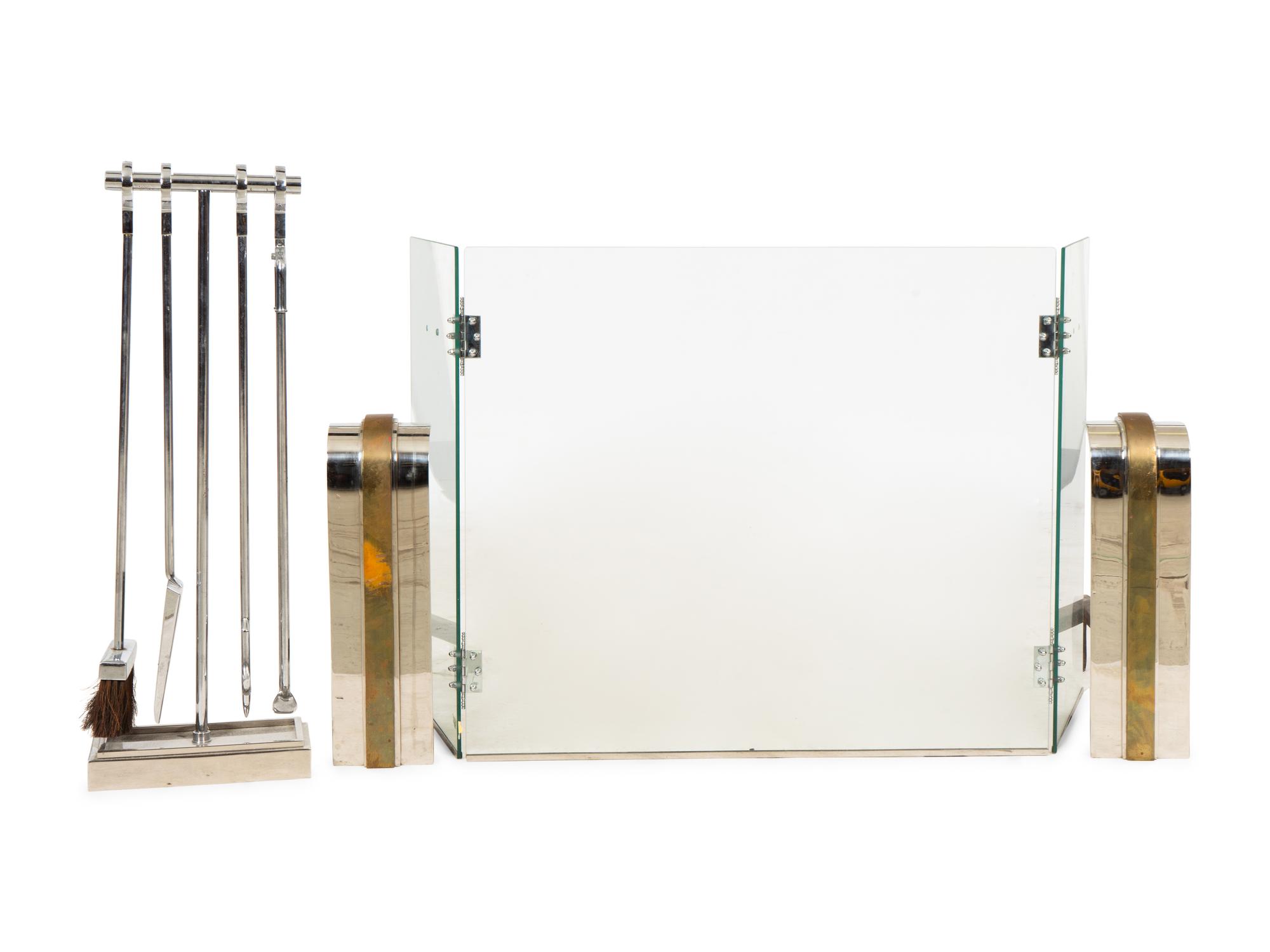 A Set of Fireplace Accessories