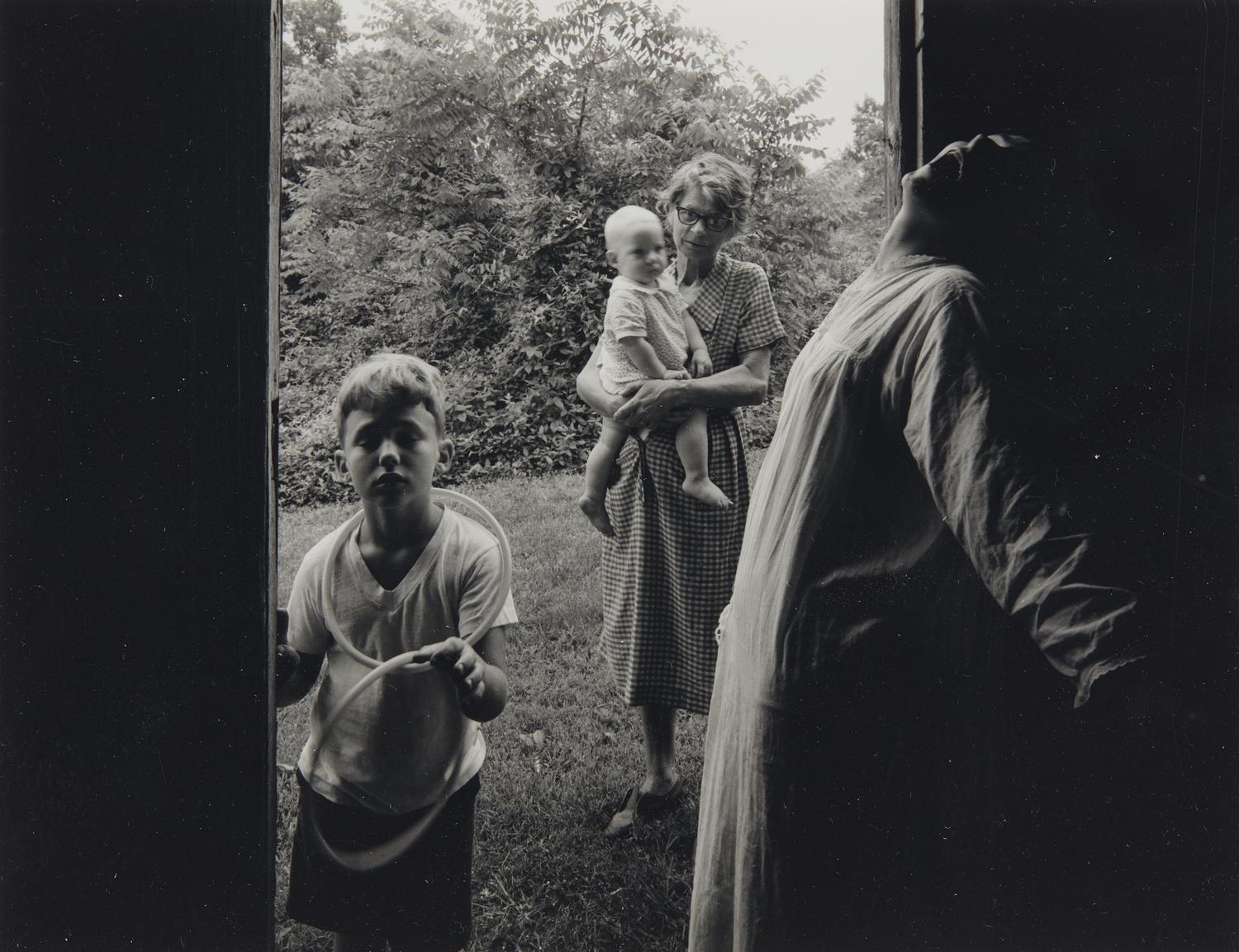 Emmet Gowin (born 1941) Richie, Amy, Reva, and Edith, Danville, Virginia, 1969