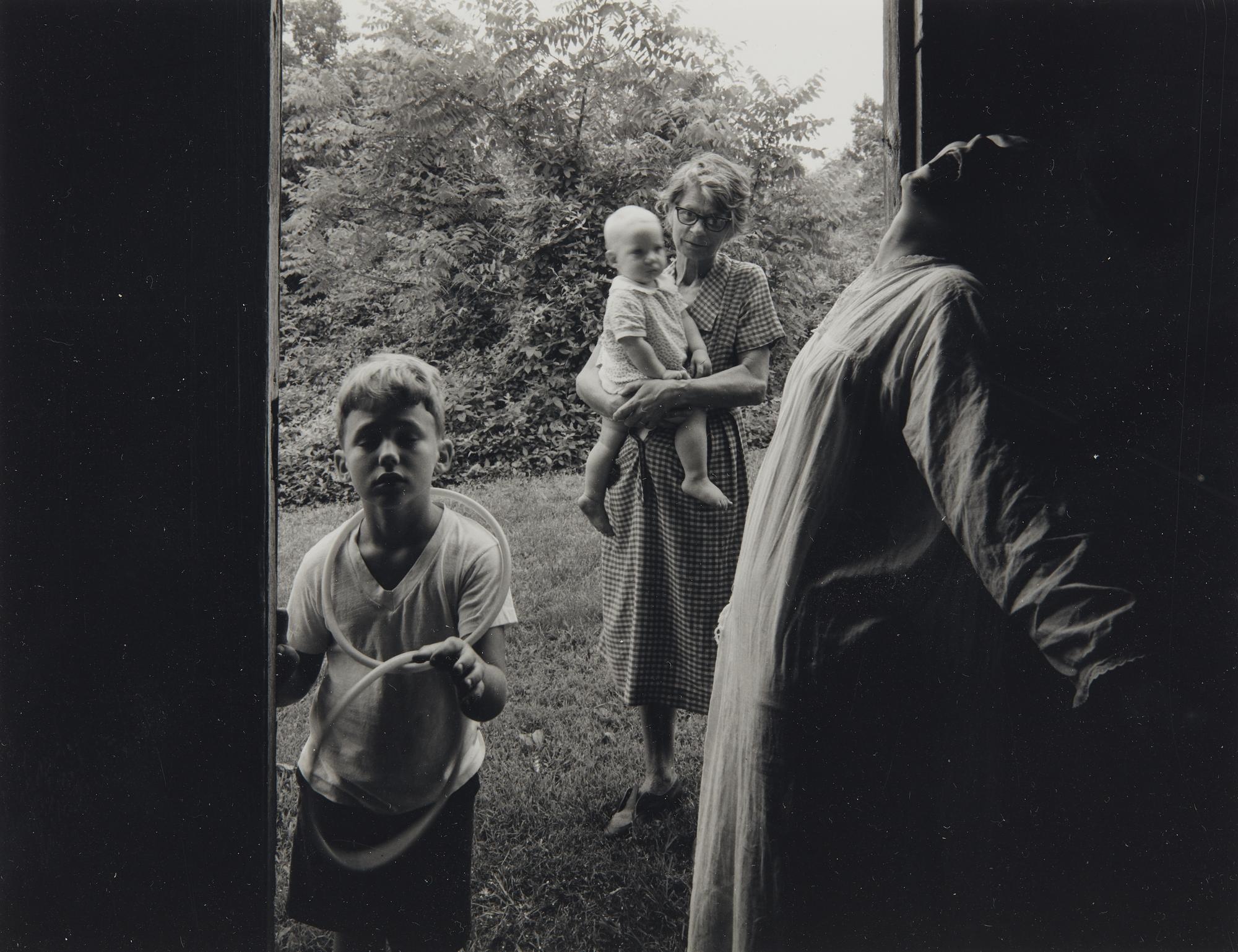 Emmet Gowin (born 1941) Richie, Amy, Reva, and Edith, Danville, Virginia, 1969