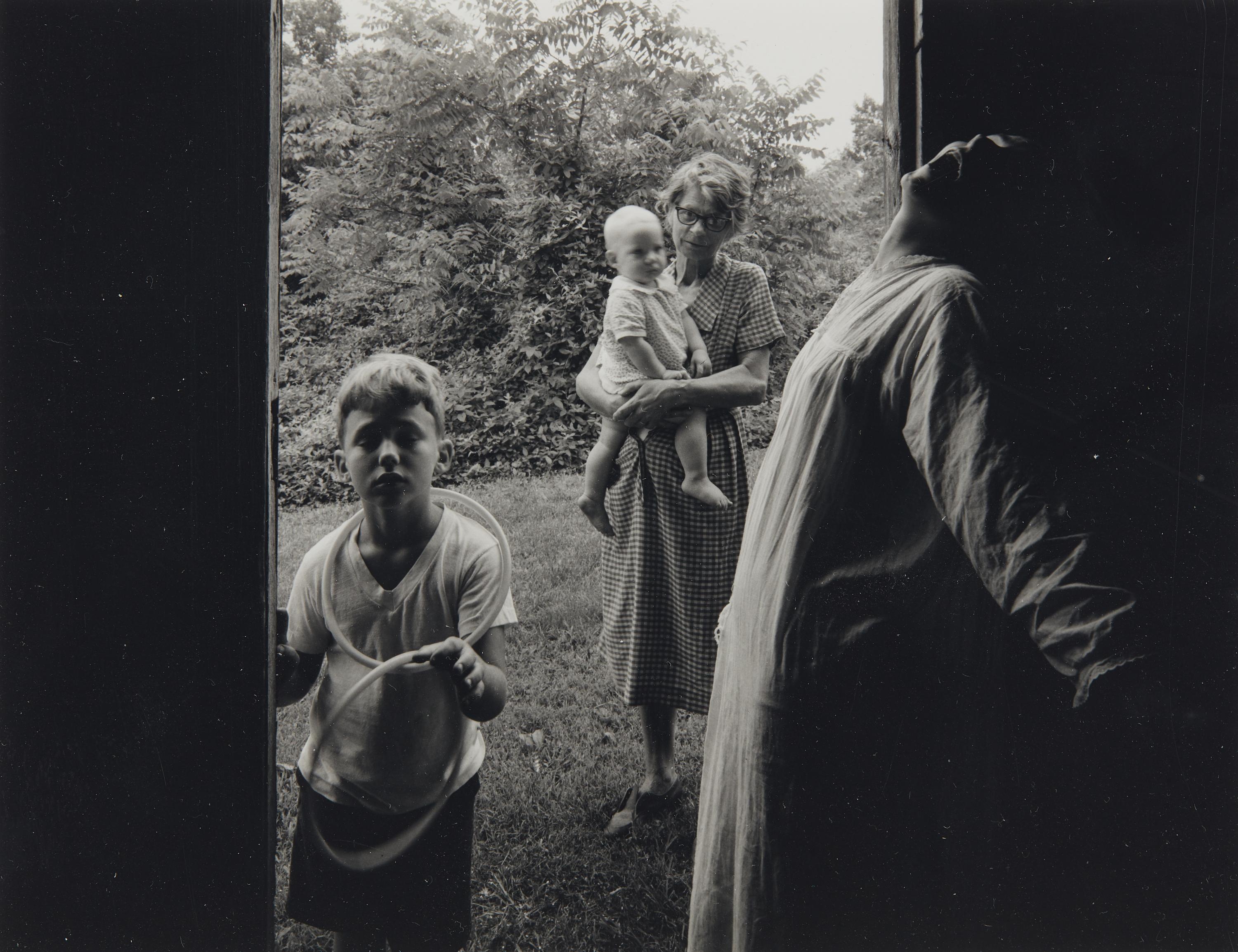 Emmet Gowin (born 1941) Richie, Amy, Reva, and Edith, Danville, Virginia, 1969