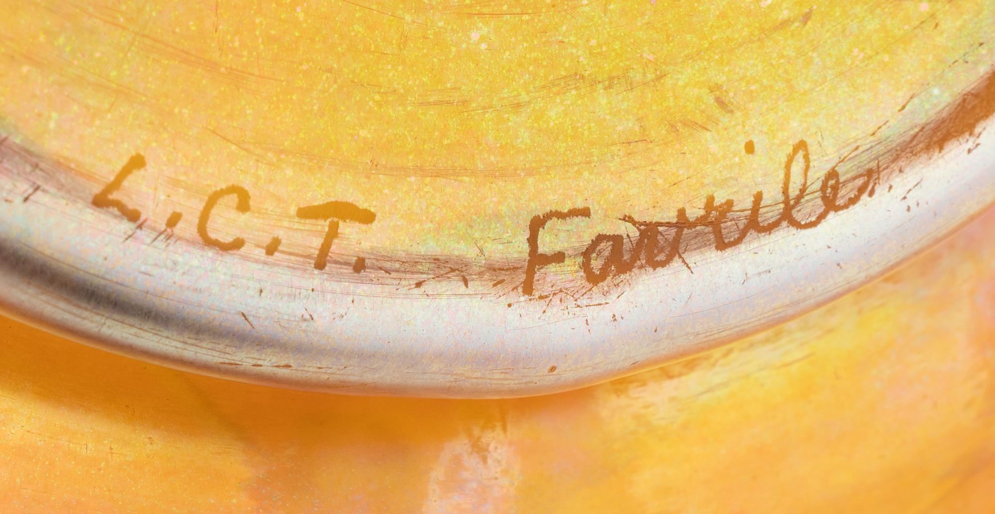 A Gold Favrile Bowl