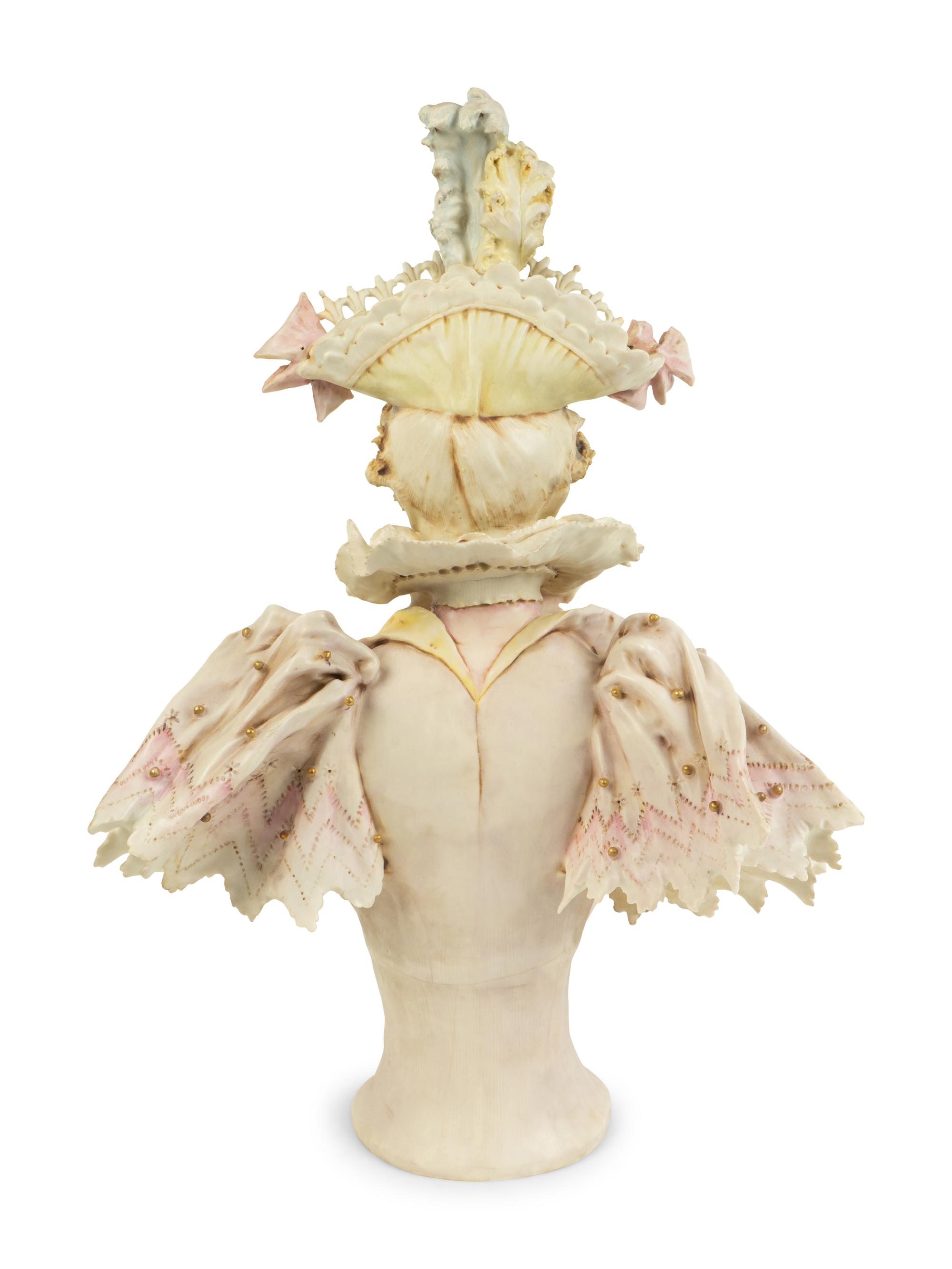 A Teplitz Pottery Bust — EARLY 20TH CENTURY