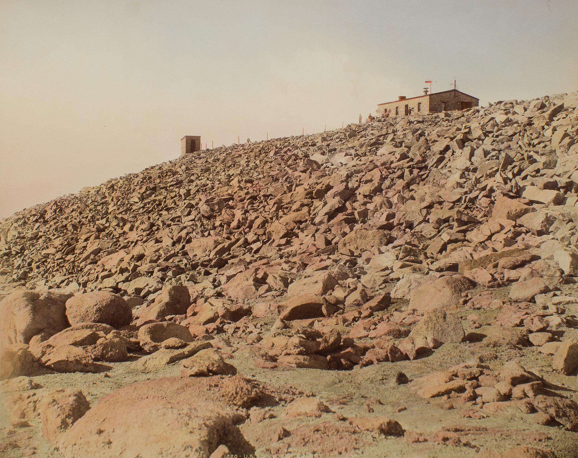 William Henry Jackson, (American, 1843-1942), Silverton, Baker's Park and Sultan Mountain U.S. Signal Station on Pikes Peak Head of the