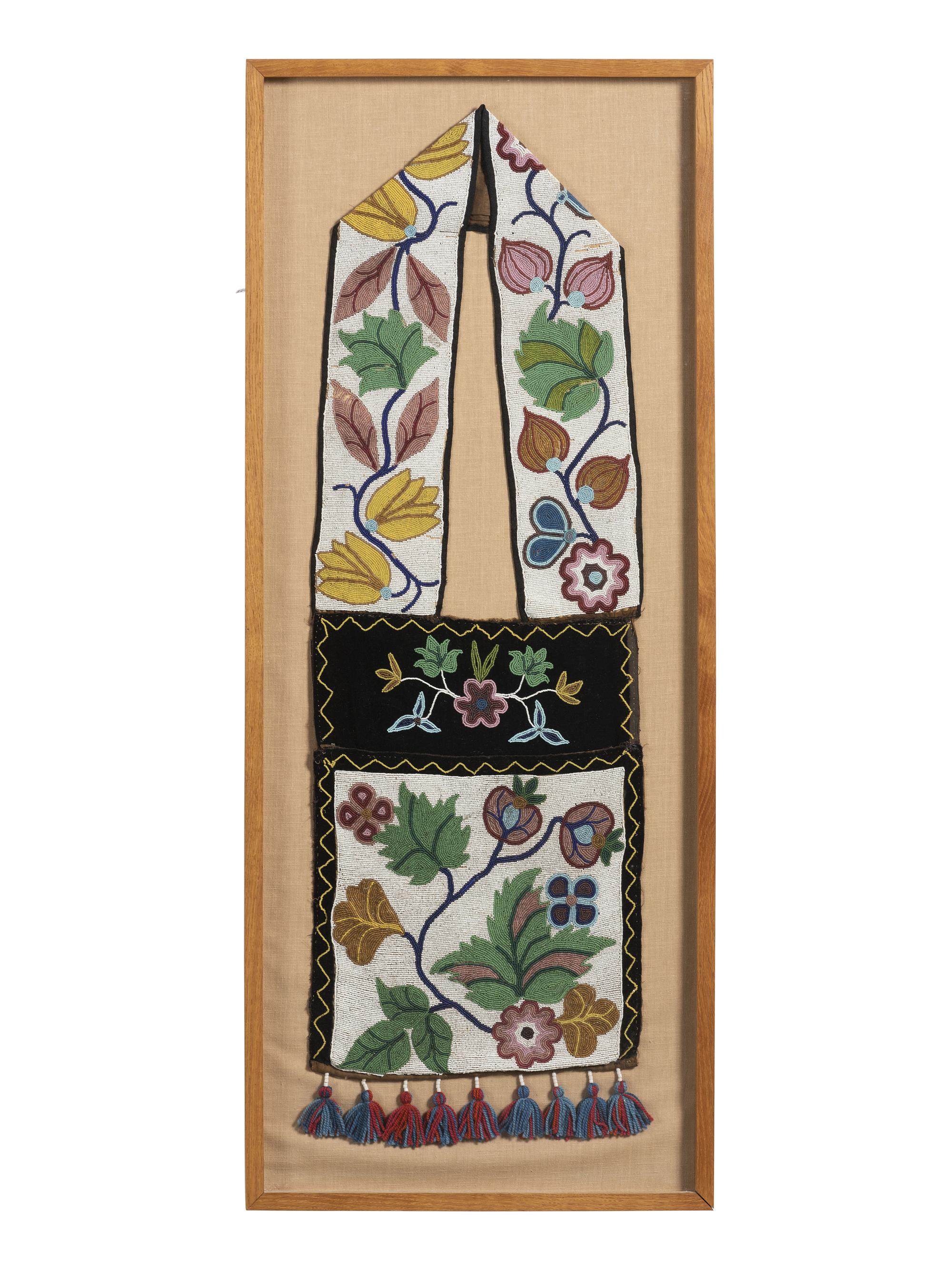 Anishinaabe Beaded Bandolier Bag