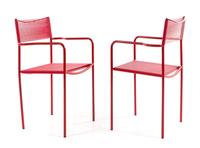 Giandomenico Belotti (Italian, 1922-2004), ALIAS, designed in 1979, a set of six Spaghetti chairs