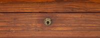 A Victorian Brass Bound Rosewood Jewelry Box