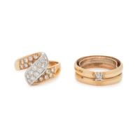 COLLECTION OF DIAMOND RINGS